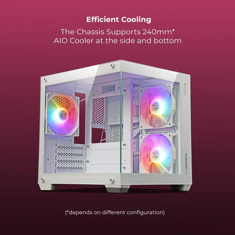 ZEBRONICS CABINET MERCURY 15 WHITE