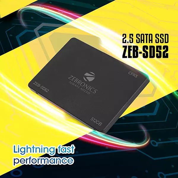 SSD ZEBRONICS 512 GB SD52